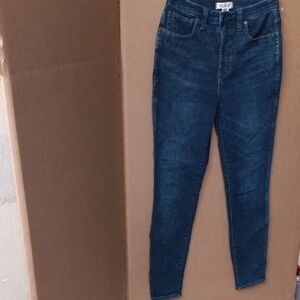 Madewell High Rise Dark Blue Jeans